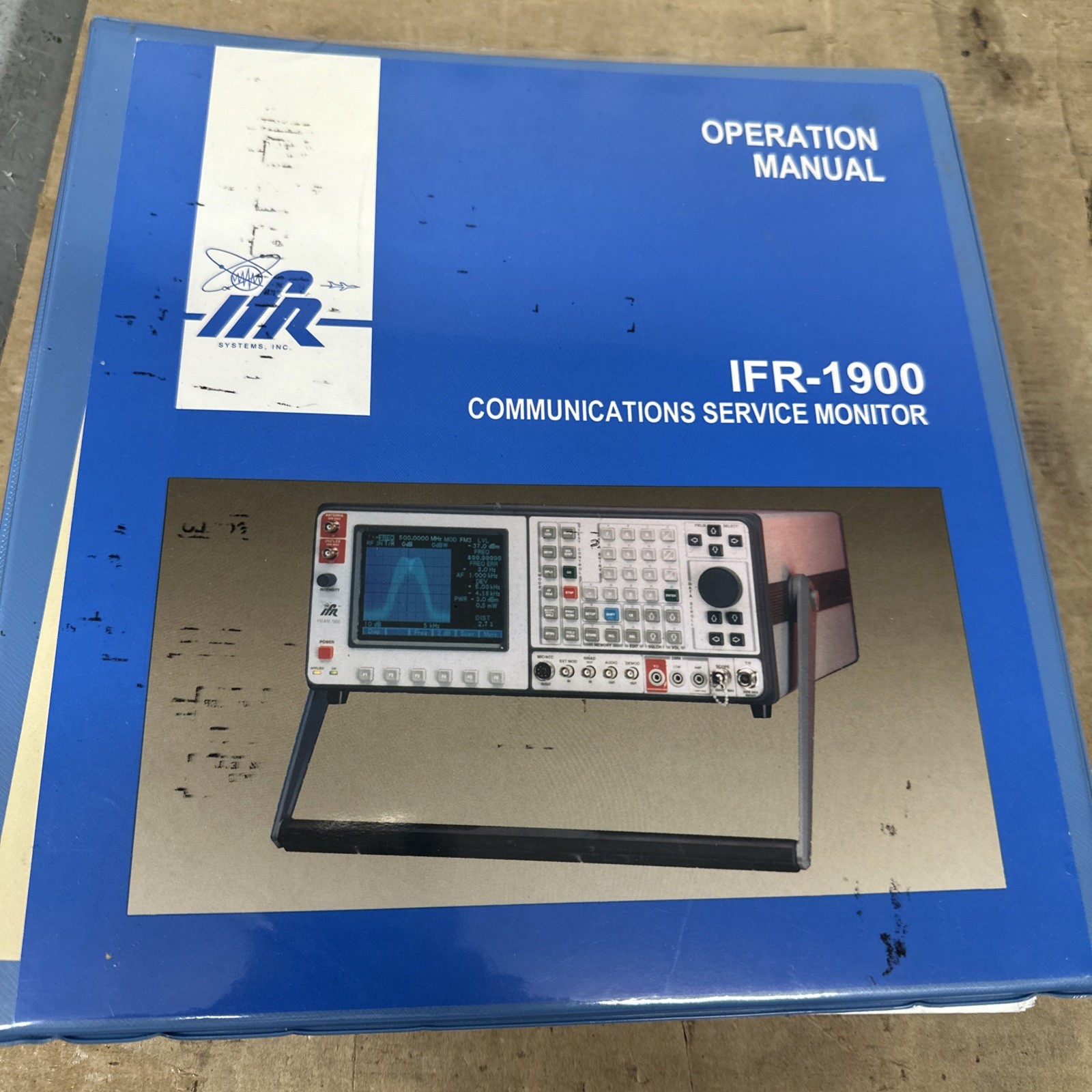 IFR 1900 Operation Manual