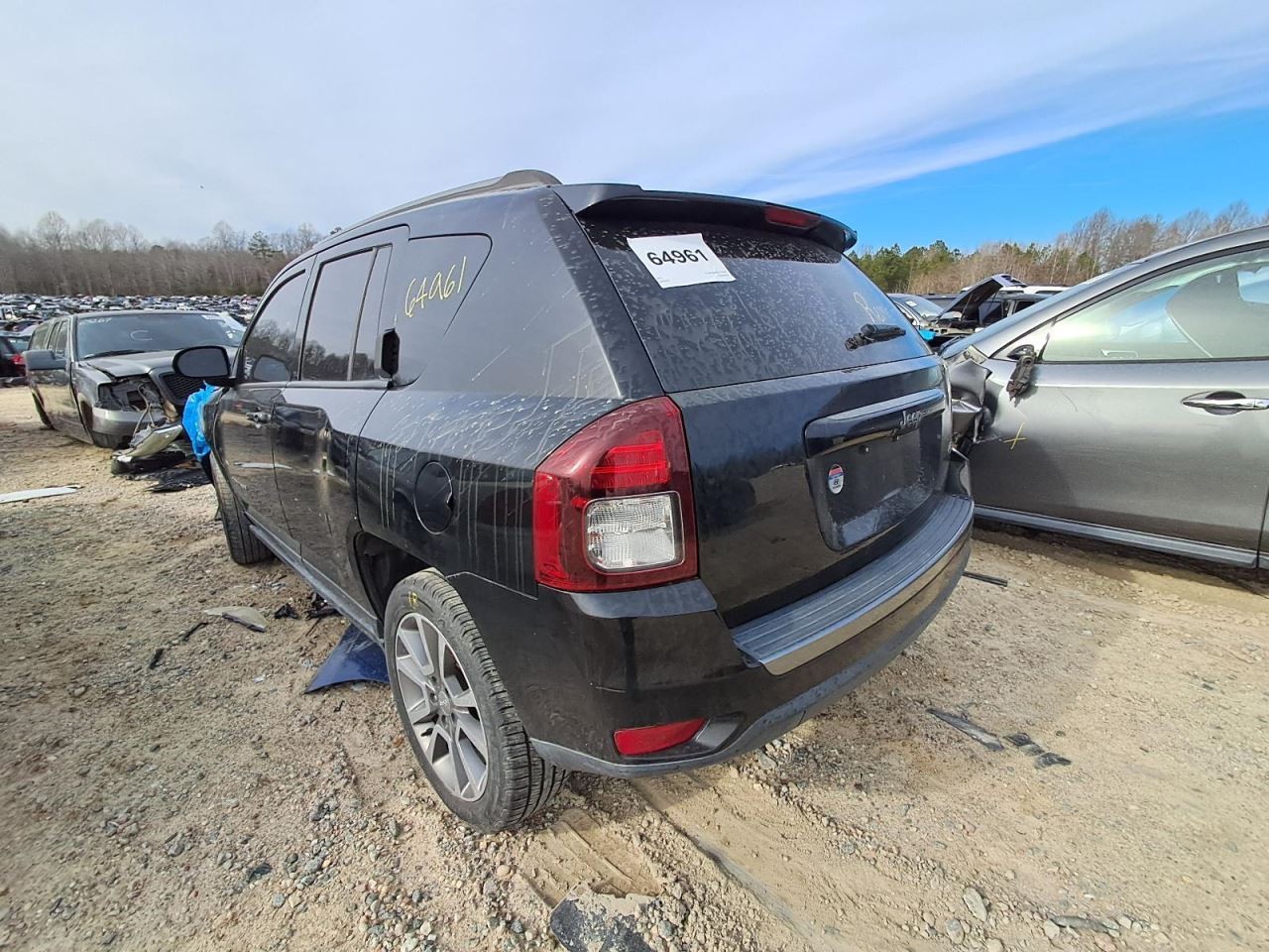 2017 Compass Driver Side Curtain Roof Airbag Used OEM 95000 Miles 253-03327L