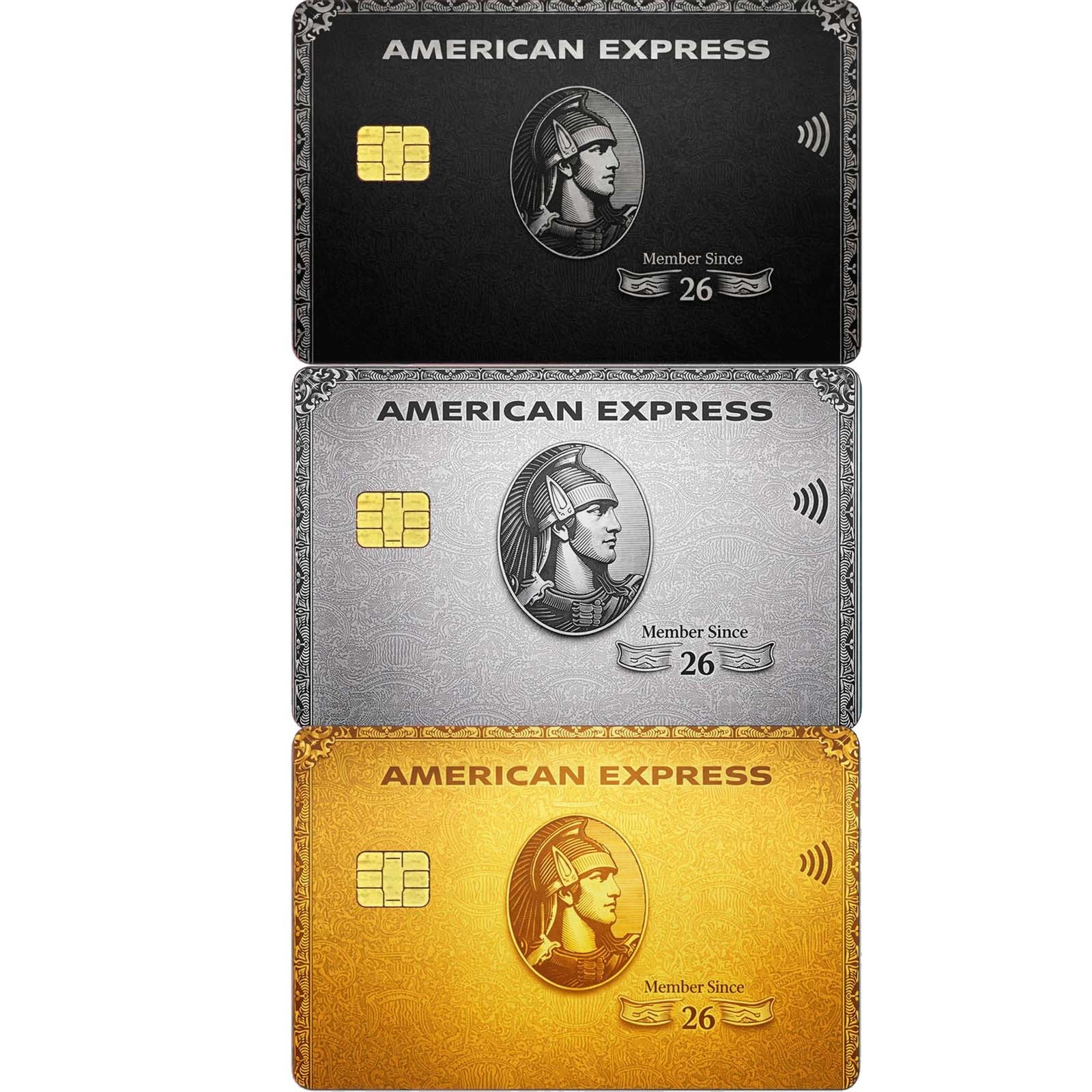 American Express Black Platinum Gold Credit Card Skin Debit Card Sticker