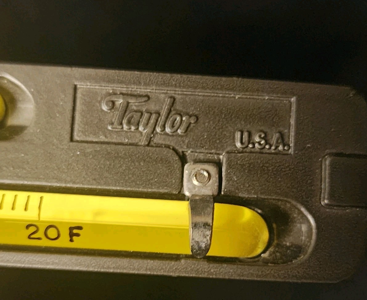 Taylor U.S.A Rochester N.Y Sling Psychrometer Hygrometer 9" Tubes 20-120° F