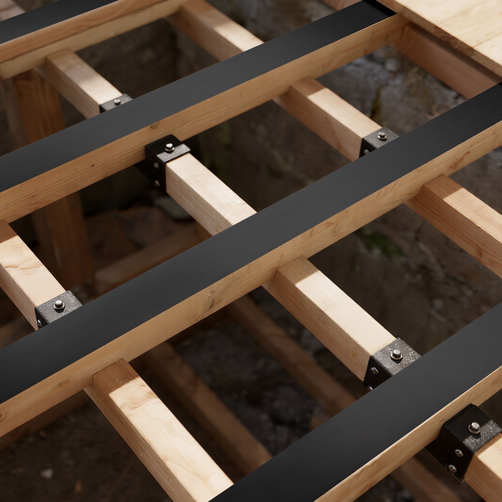 VEVOR Deck Joist Tape Waterproof Flashing Butyl Joist Tape 2 inch x 50 ft 10 Pcs