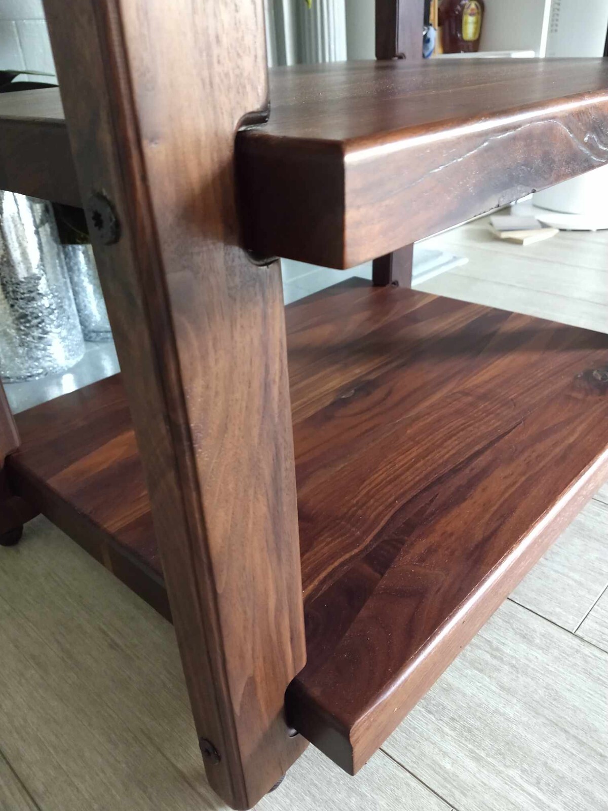 Jazz Brothers- Walnut Wood Audio Rack