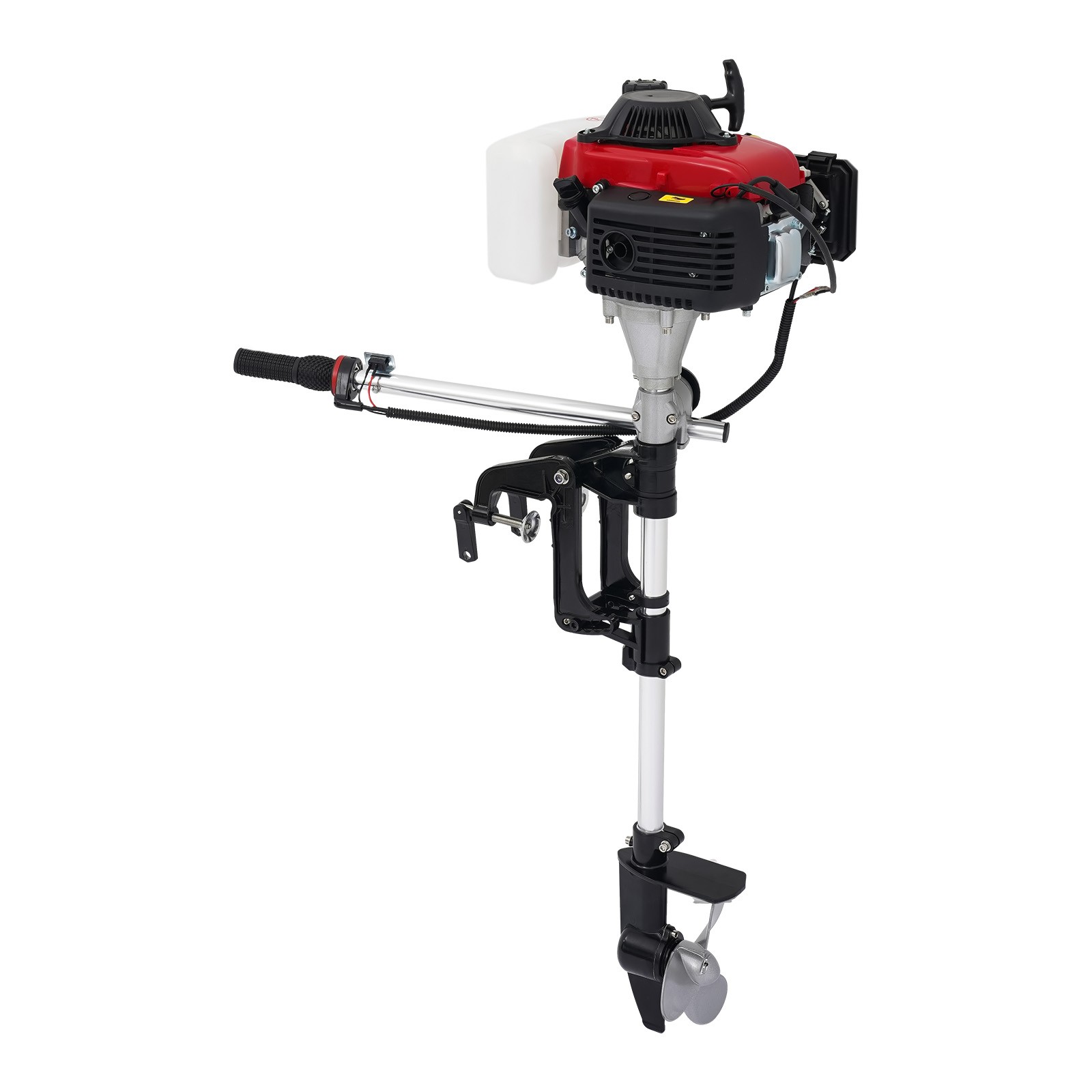 HANGKAI 53.2 cc 4HP 4-Stroke Outboard Engine Boat Motor w/ Air Cooling System