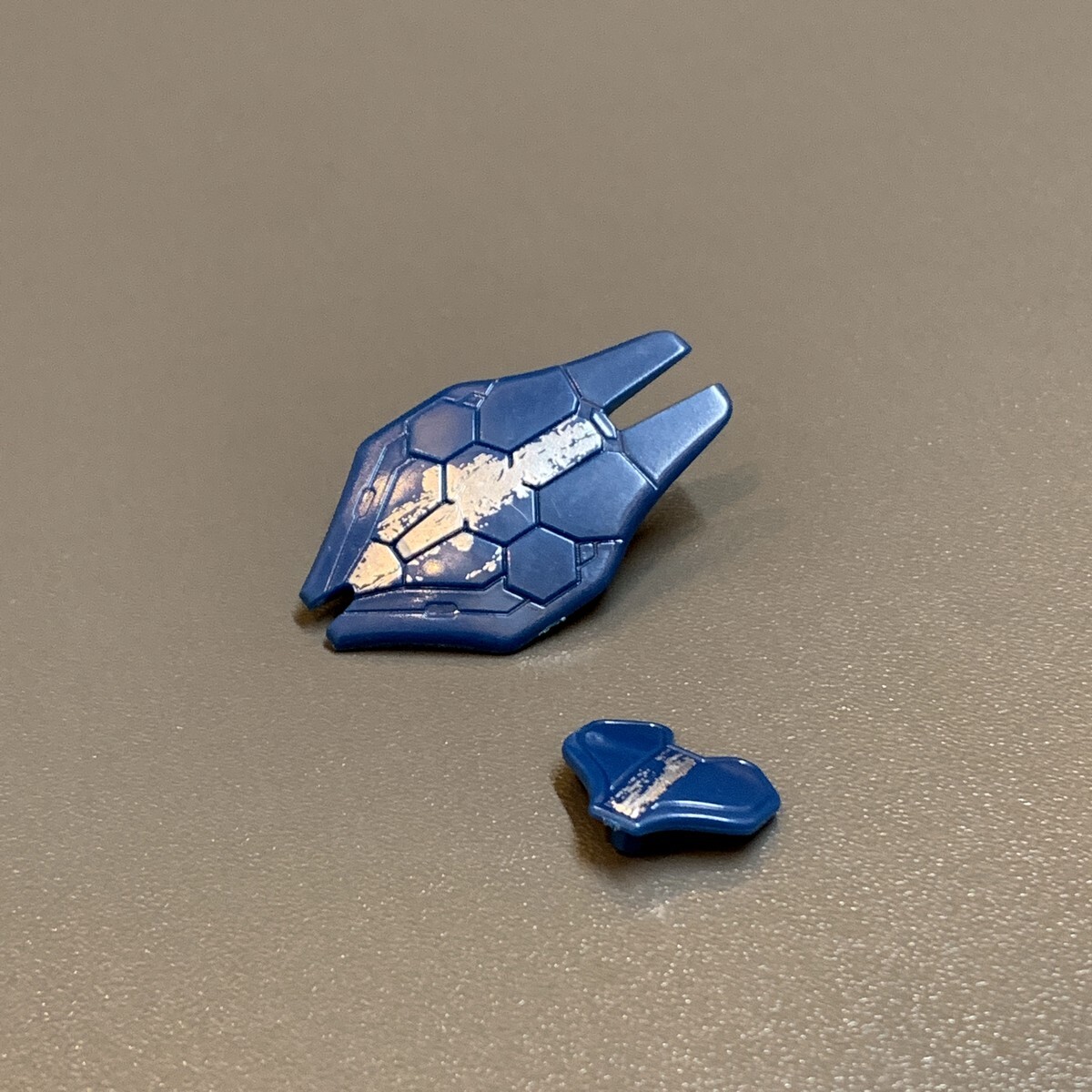 2x New 3.5'' Mega Bloks CONSTRUX HALO BLUE HUNTER Bloks figure Warthog Run GFT55