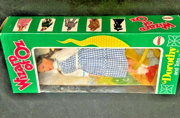 Vintage MEGO FIGURES 1974 WIZARD OF OZ Lot of (6) ORIGINAL BOXES UNUSED DOLLS