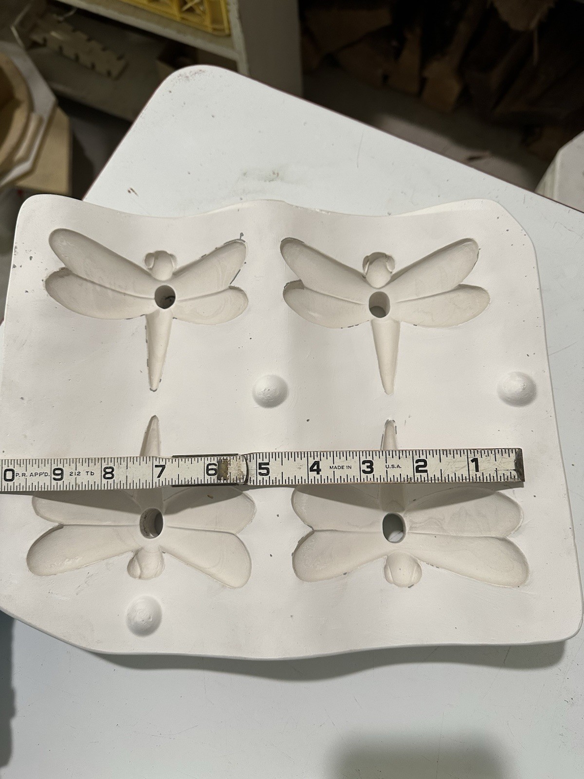 Clay Magic Inc 4119 Four Pack Dragonfly 2019 Ceramic Slip Mold