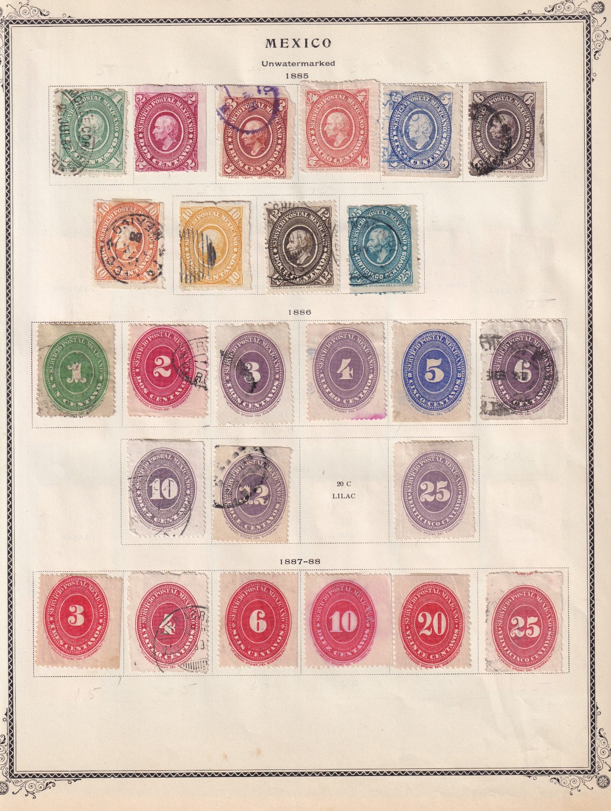 MEXICO - MINT AND USED COLLECTION ON ALBUM PAGES - DR. SCHULTZ ESTATE - Q198