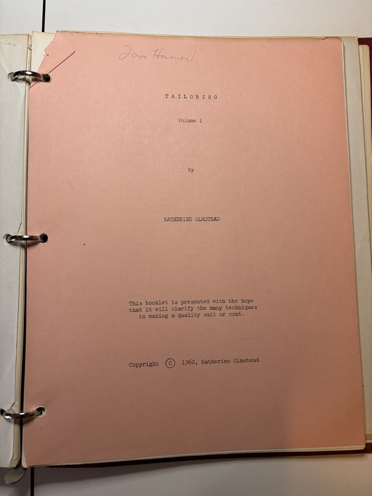 Virginia Polytechnic Inst. & other Sewing/Dressmaking Lessons & Texts-Vintage