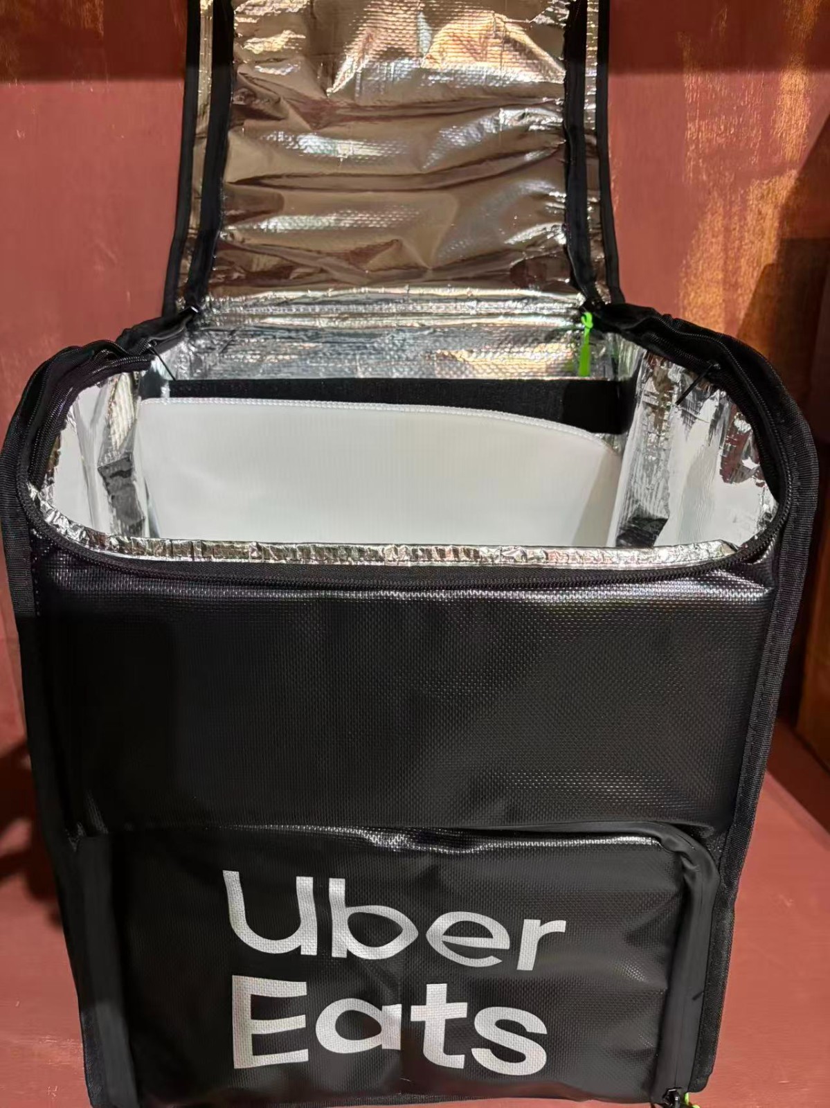 Uber Eats Double-Shoulder Takeaway Bag–PVC Waterproof Thermal Insulation Deliv