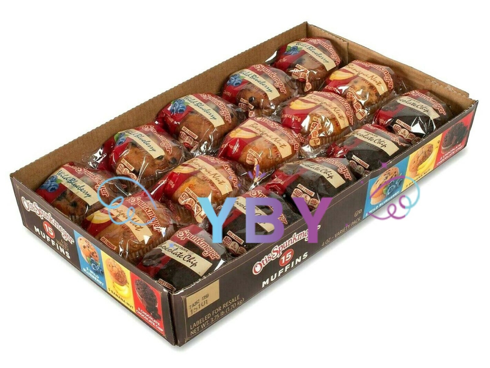 Otis Spunkmeyer Assorted Muffins 15 CT 60 OZ