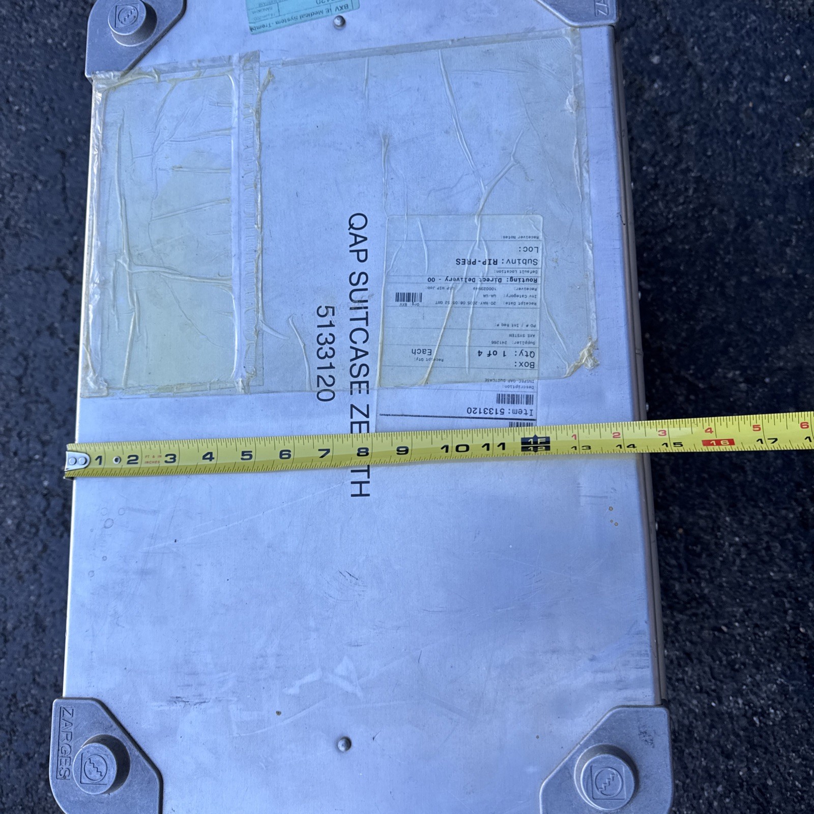 Zarges K470 Kiste Box Alukiste Alubox Transportkiste Lagerbox With Caster Wheels