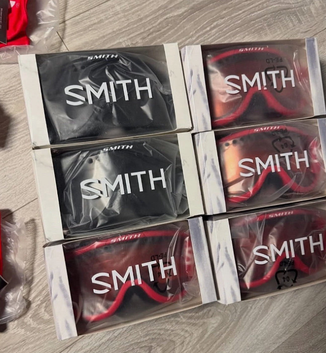 Supreme x Smith Ski Snowboard Goggles Black Off-Road ATV Dirt Bike FW15 New US