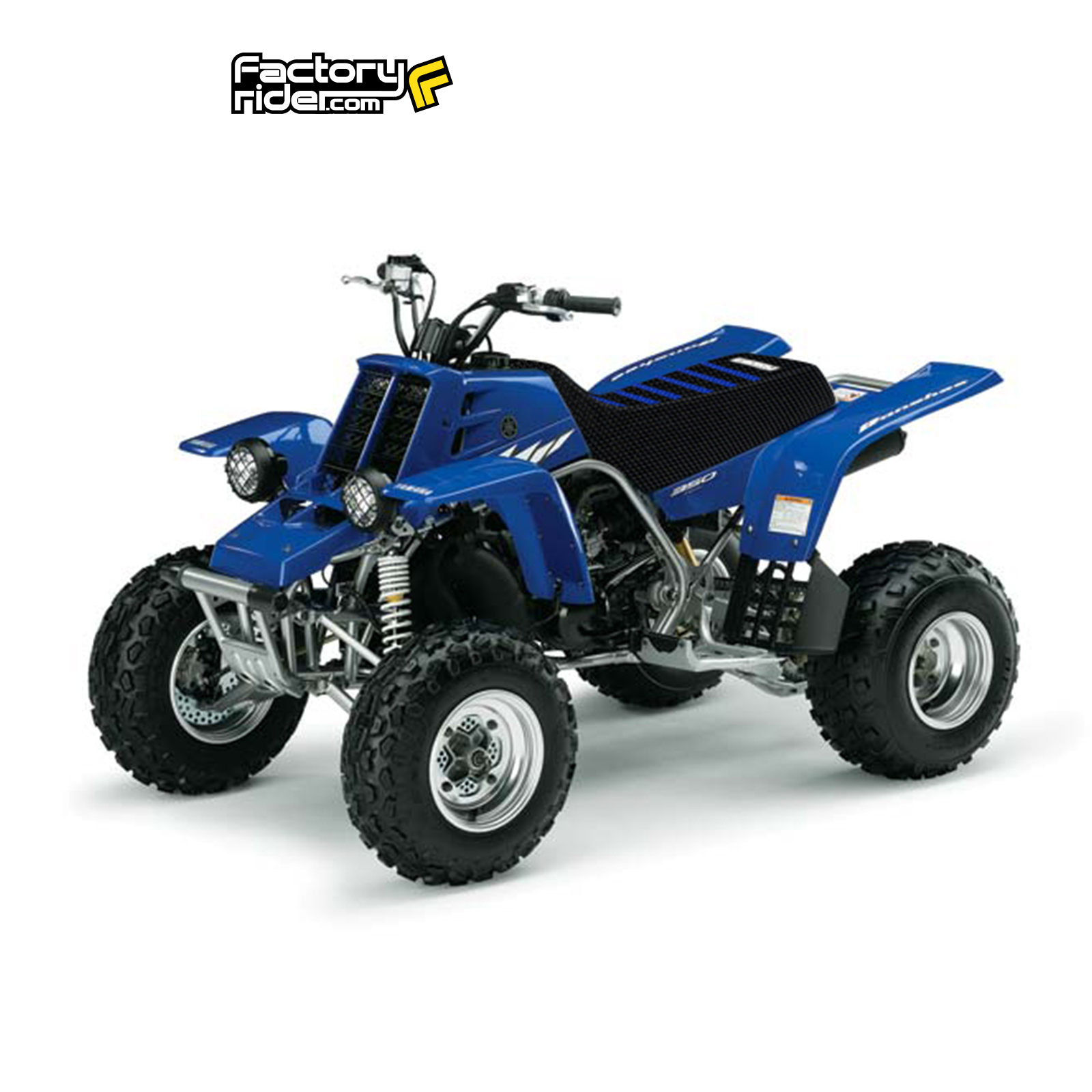 1987-2006 YAMAHA Banshee Seat Cover Gripper Enjoy Mfg ALL BLACK / RED RIBS #112