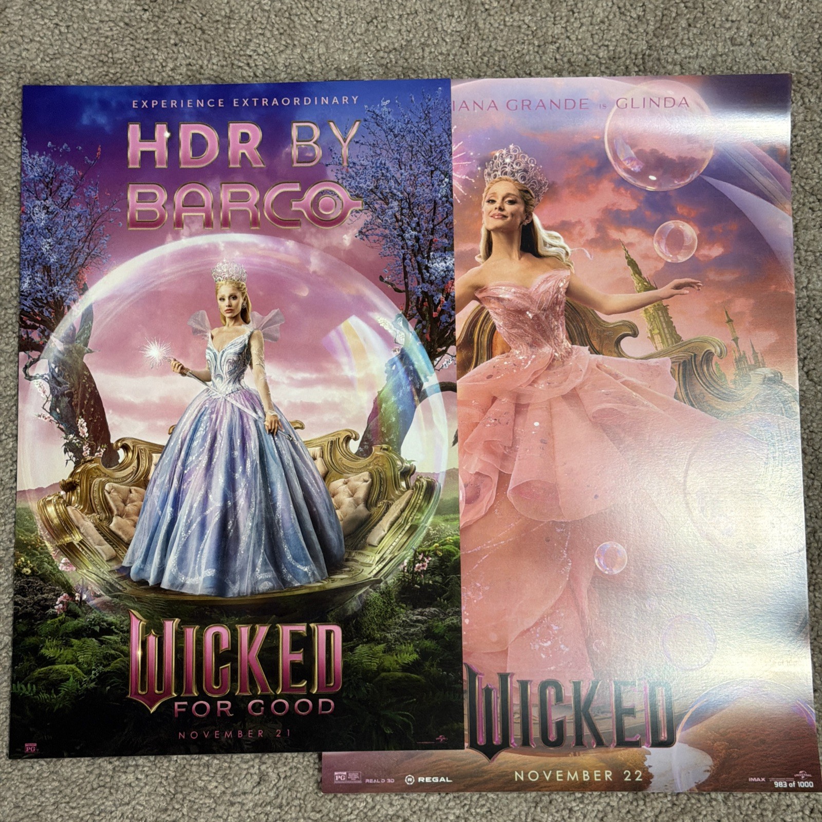 Wicked & Wicked For Good Movie Glinda Regal Exclusive 12x18 Poster Print #983