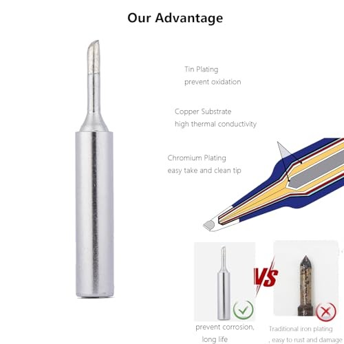 Soldering Iron Tips,900M Solder Tip Replacement, Solder 900m-t-2c (5pcs)