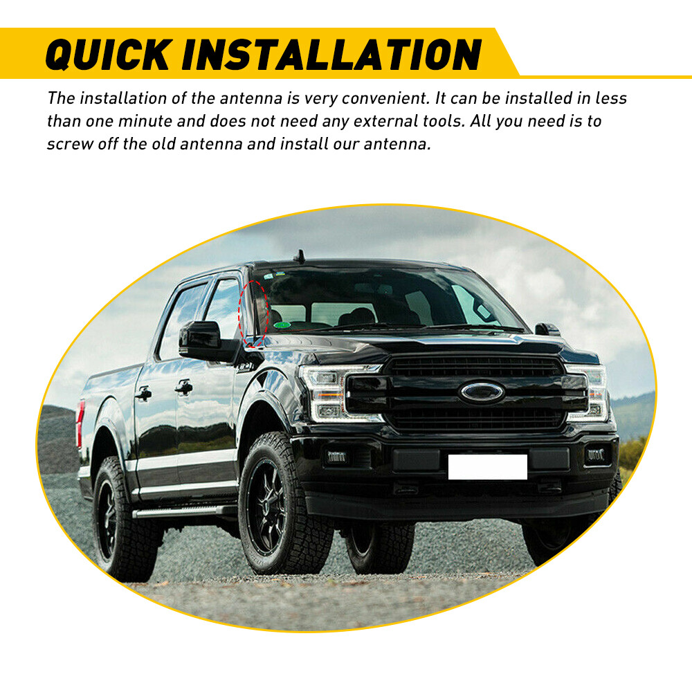 For TOYOTA TUNDRA 2000-2020 7" Short Aerial Antenna Mast Radio AM/FM Reception