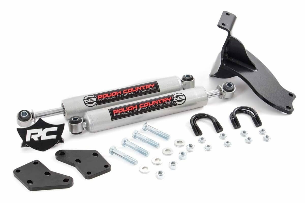 Rough Country N3 Dual Steering Stabilizer for 14-22 Ram 2500/3500 4WD - 8749430