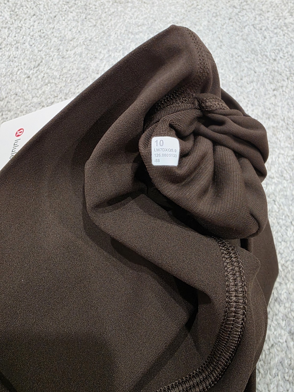 Lululemon Align No Line™ High-Rise Short 4" Size 10 Walnut Crunch