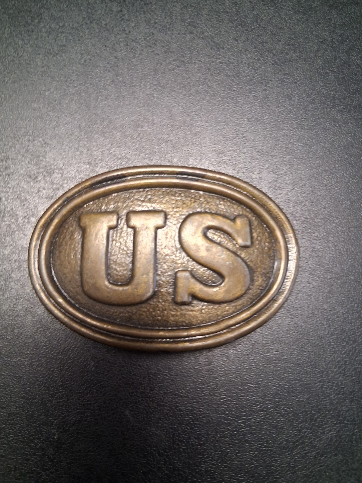 Vintage US Military Civil War  Belt Buckle Reproduction