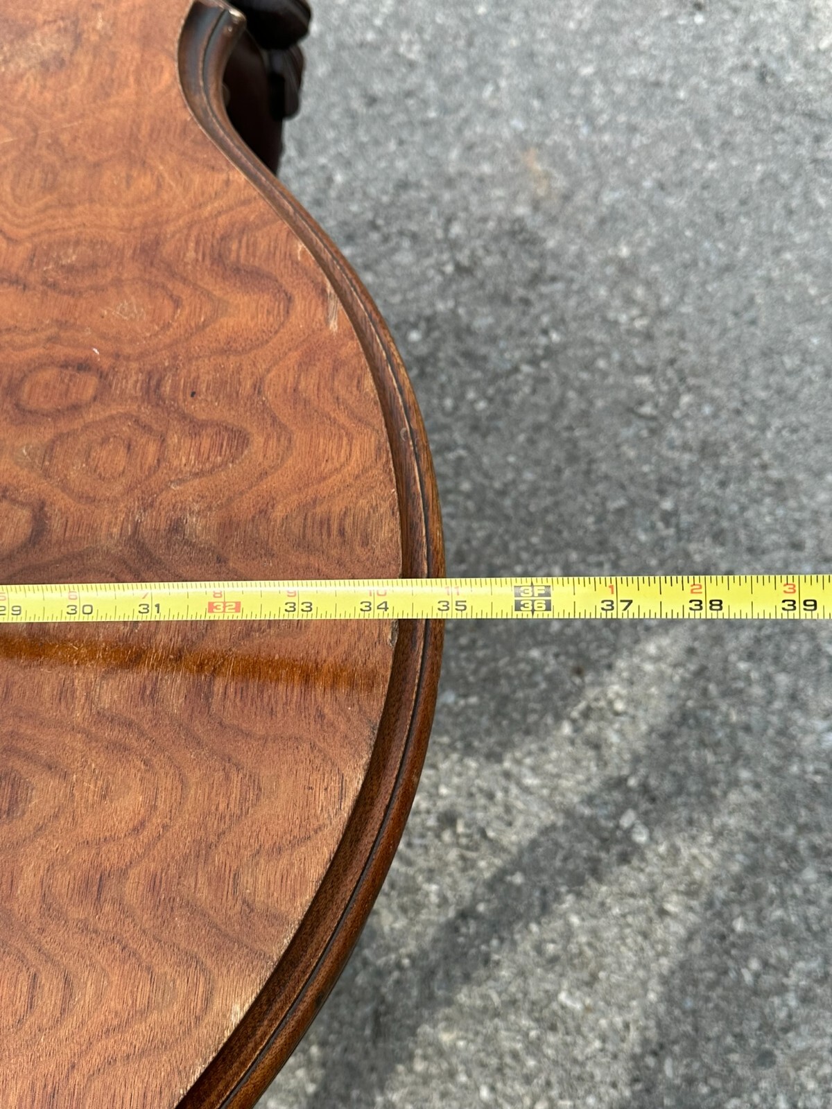 antique carved victorian parlor table center stand 1870 clean turtle top