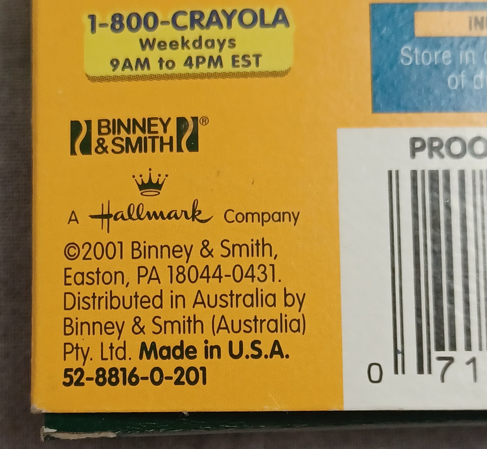 VTG Crayola Crayons Metallic Fx 16 New 2001 NOS non-toxic Binney & Smith