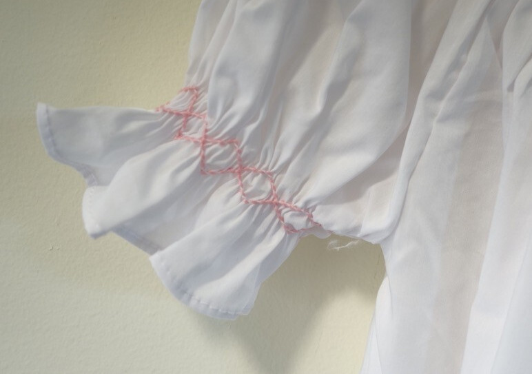 NWT Pleats & Stitches Smocked Little Sister Bishop Dress Girl's Size 2T