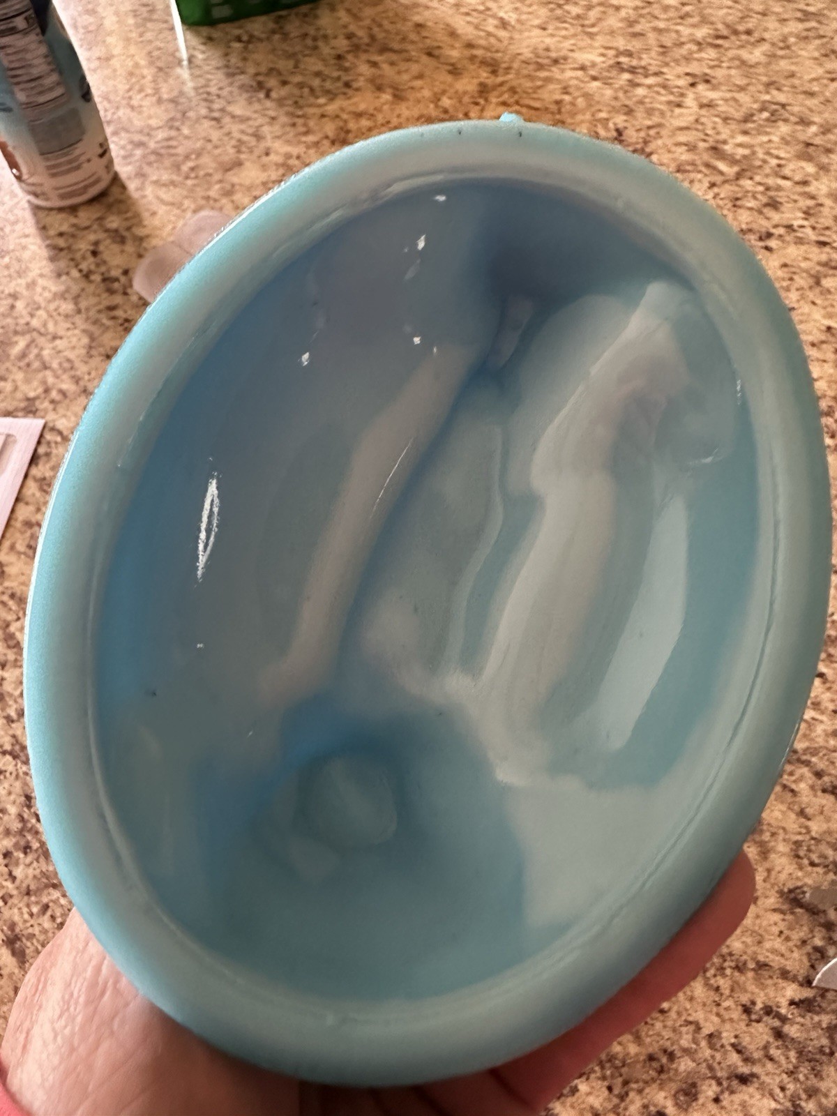 Westmoreland Hen On Nest Collectible Vintage Blue Milk Glass Style