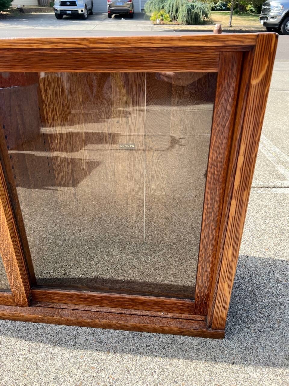 Antique Oak Sectional Danner Company Bookcase One Section Only