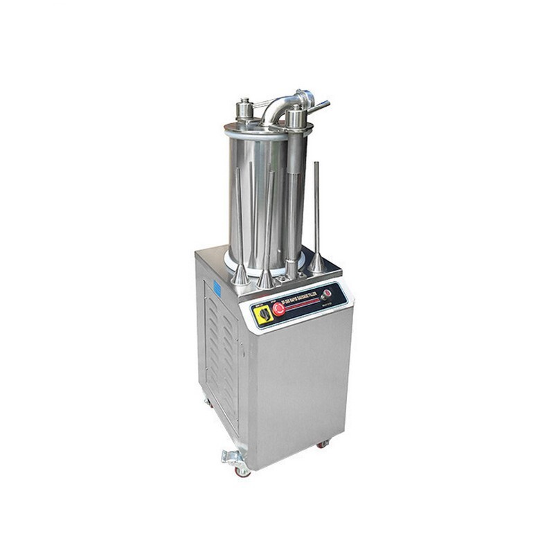 Hydraulic Sausage Stuffers 110V 26L Automatic Vertical Sausage Maker w/3 Stuffer