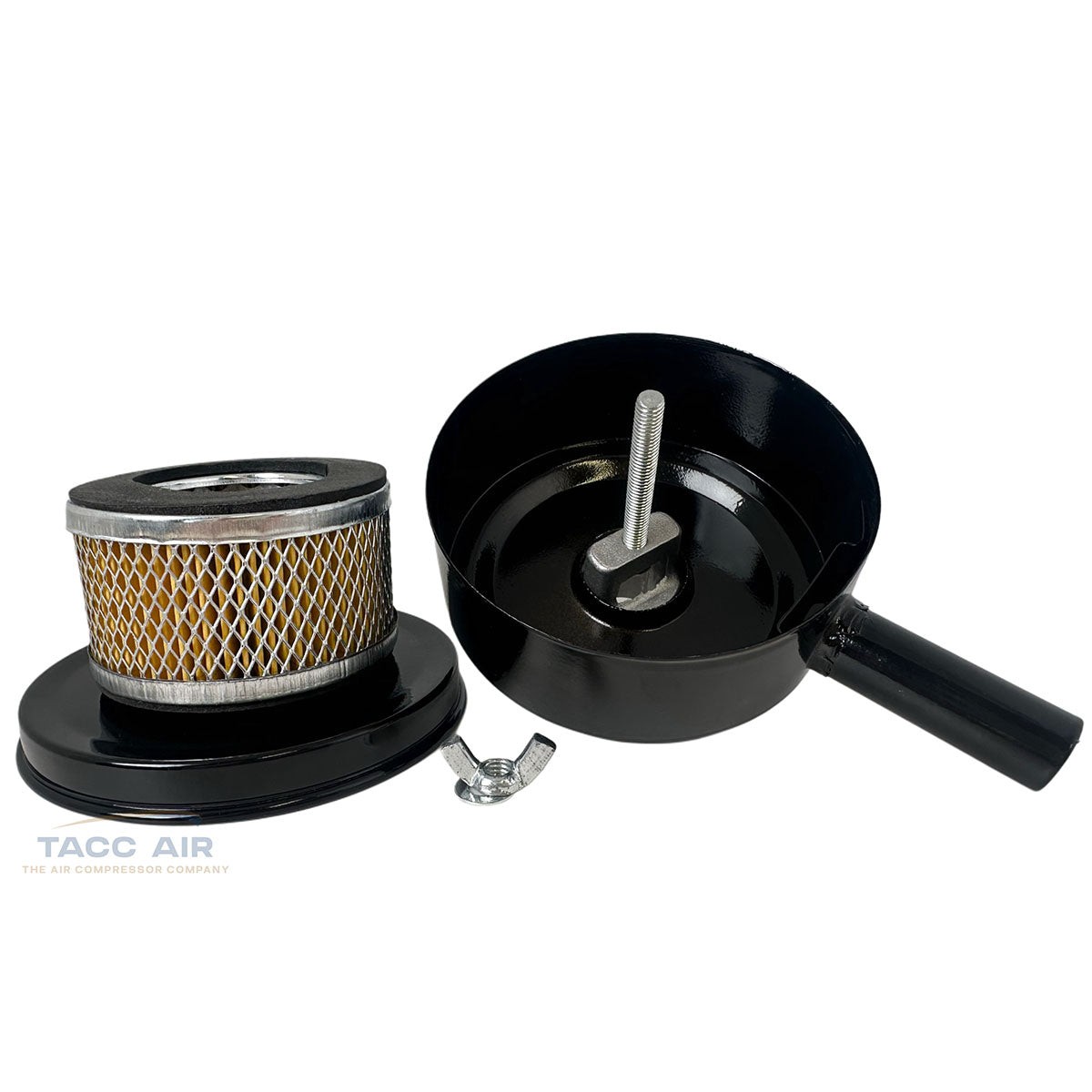 Metal 3/4" Air Compressor Pump Intake Filter Housing Assembly W/ Element