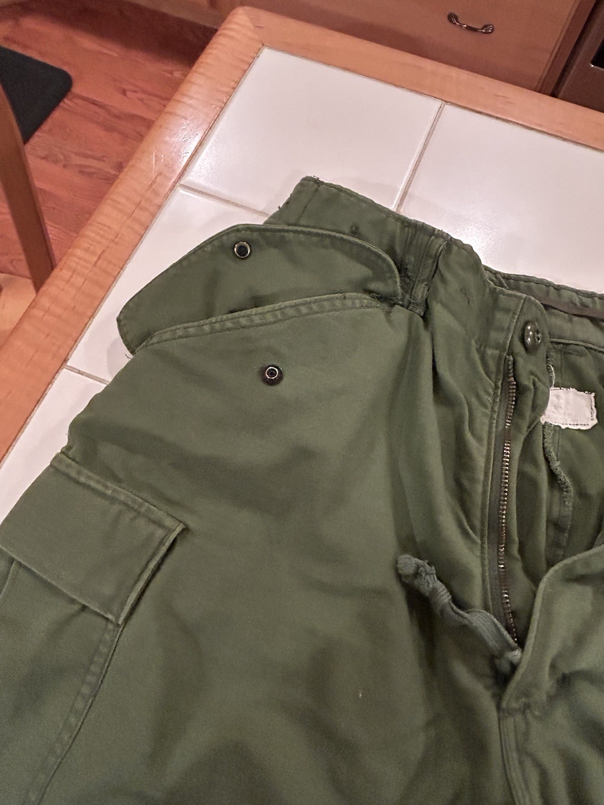 VTG NOS M51 Field Shell Trousers M-1951 Army Military Pants Medium Regular 34x29