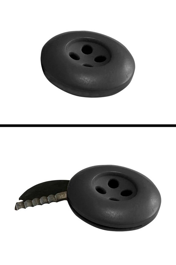 Escape Button Micro Cutter Compact Utility Cutting Tool EDC Survival USA Made