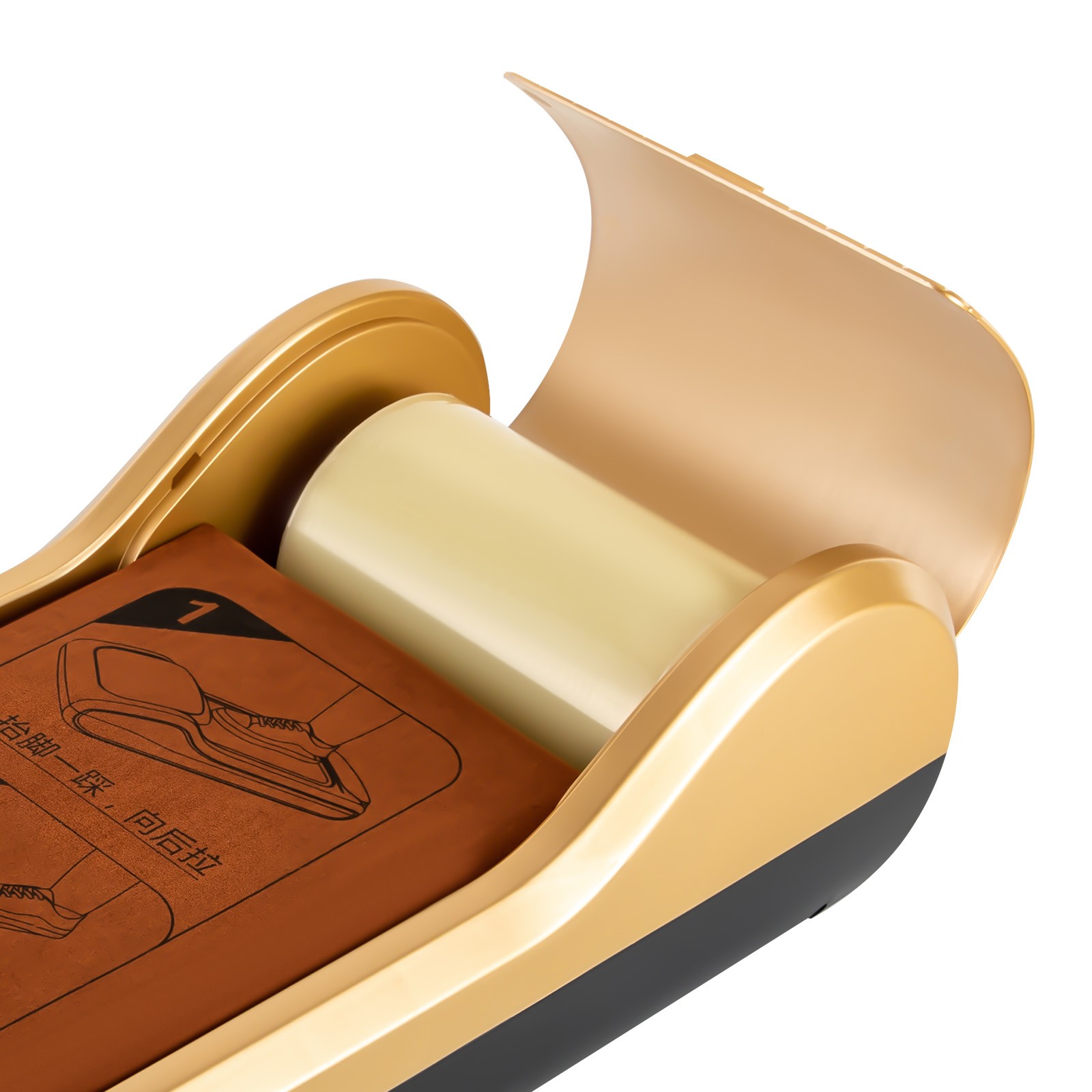 Shoe Film Machine Automatic Shoe Cover Dispenser Step-on 1 Roll of Film Portable