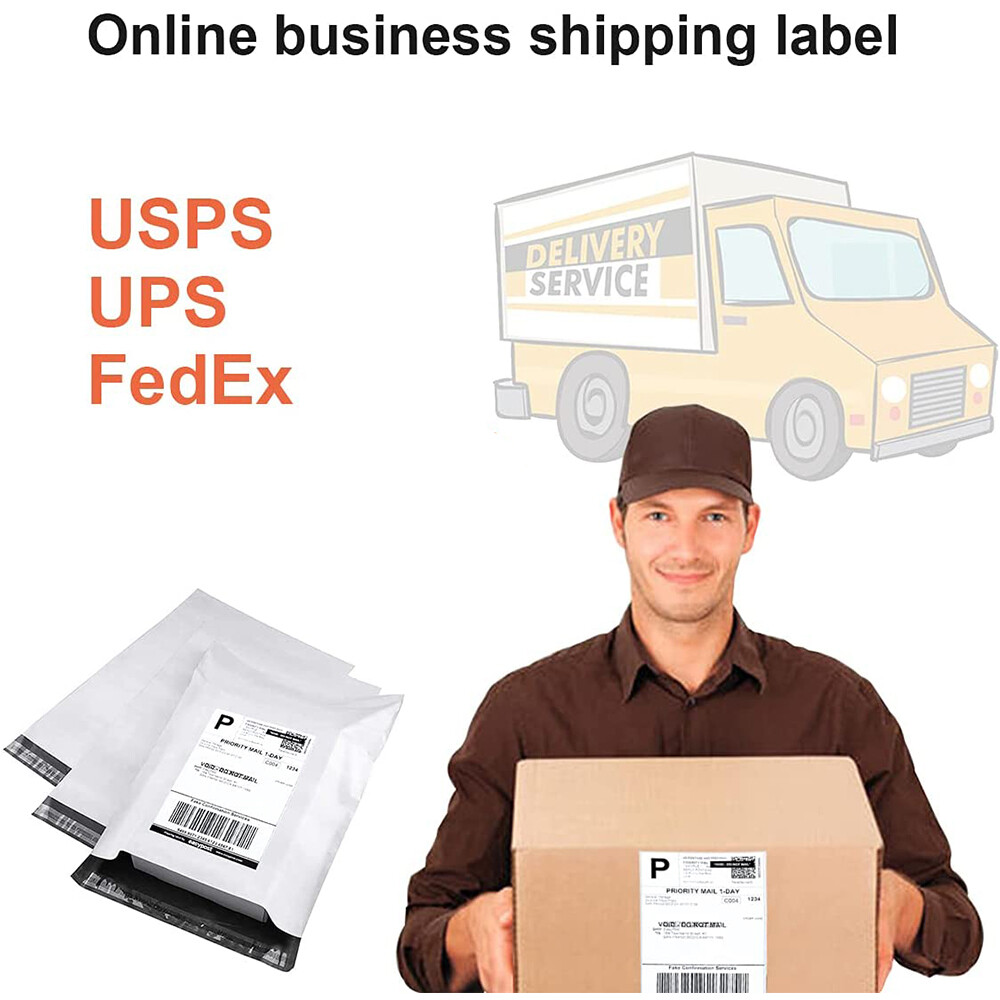 200-10000 Premium 8.5x5.5 Round Corner Shipping Labels Half Sheet Self Adhesive