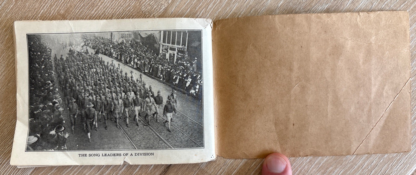 ARMY SONG BOOK U.S. 1918 PB WWI Antique War Department Training Camp Activities