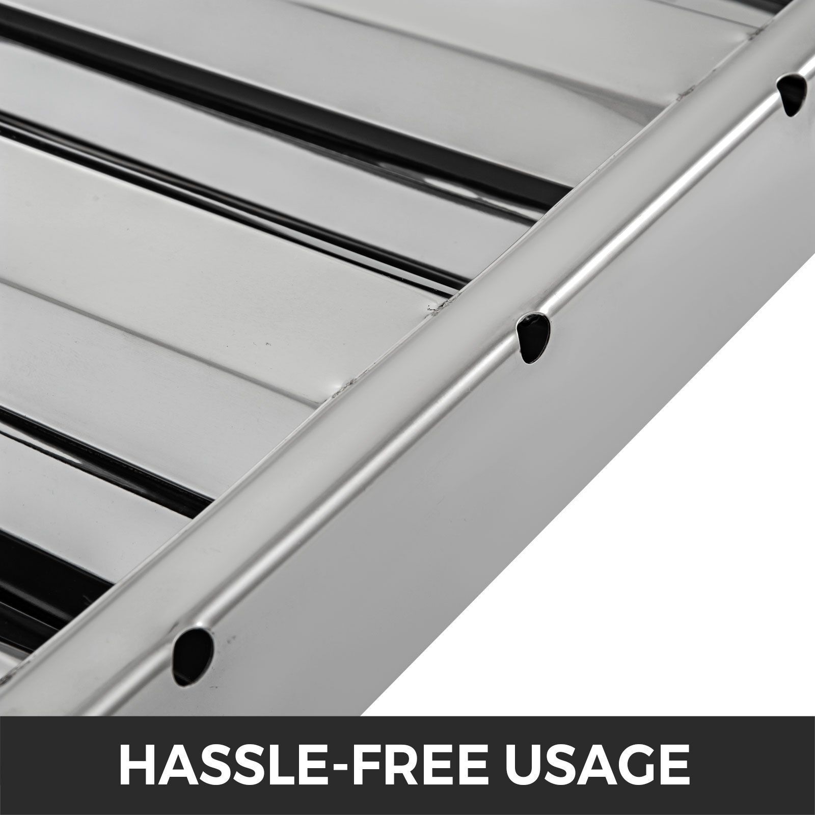 Pack of 6 Hood Filters 19.5W x 19.5H Inch, 430 Stainless Steel 4 Grooves