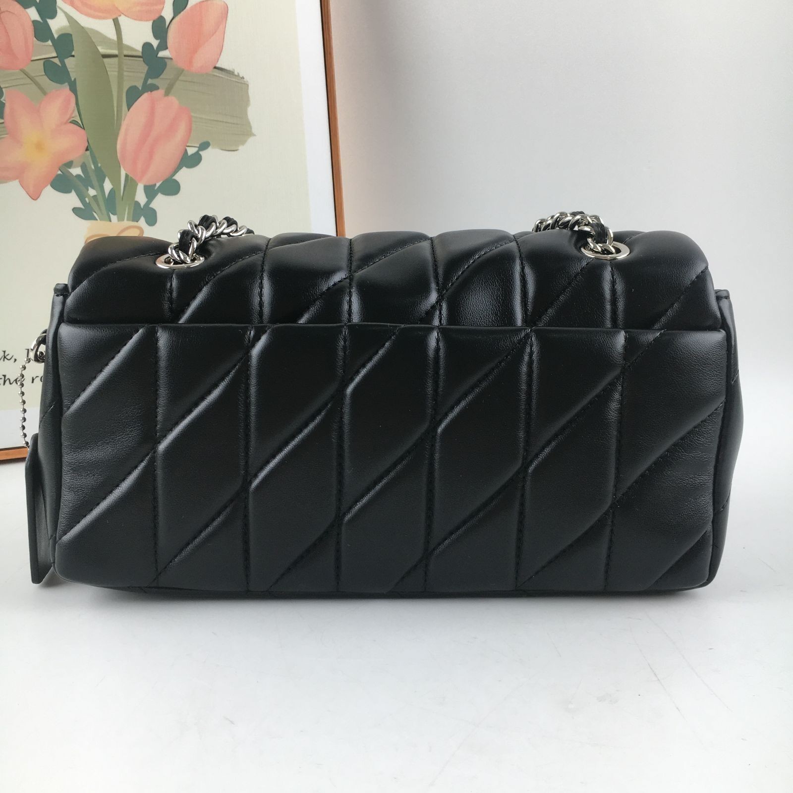 COACH Tabby Shoulder Bag 26 Quilted CP150 Black Nappa Leather Outlet New