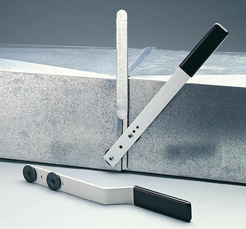 Offset Body Duct Stretcher HVAC Gutter Down Spout Fabrication Drive Cleat Tool