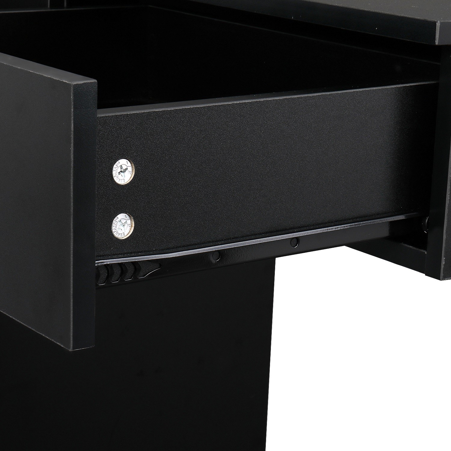 Wall Mount Salon Station Beauty Barber Equipment for Hair Stylist with 2 Drawers