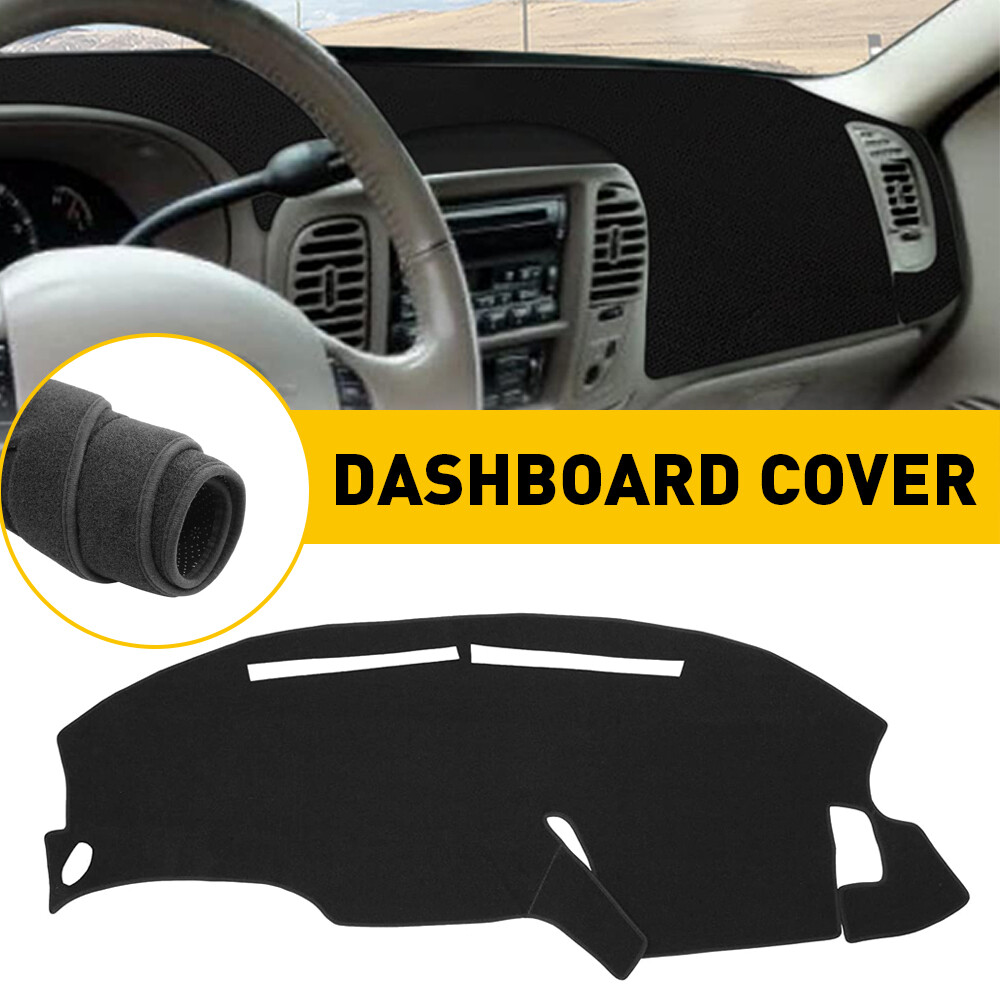Dashboard Pad Dash Cover Mat fits For 1997-2003 Ford F150 Non-Slip Carpet Black