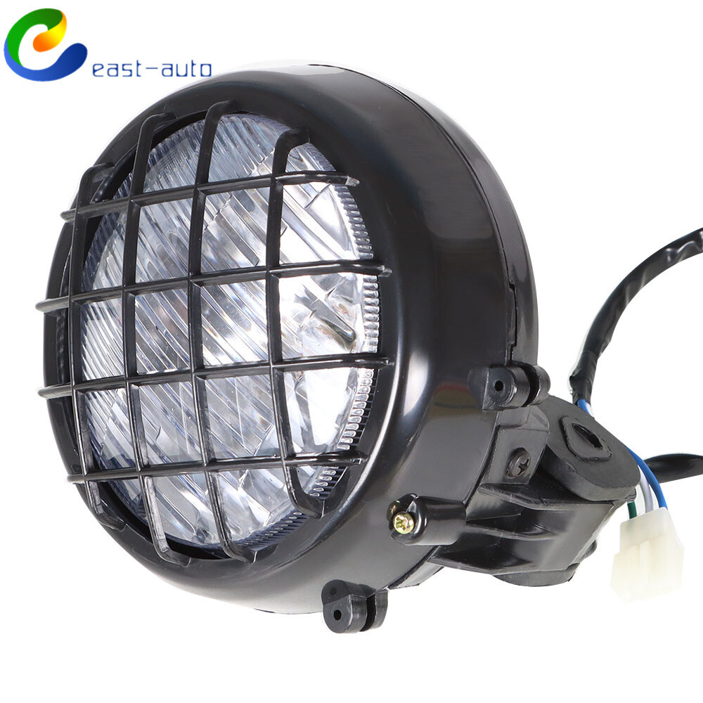 2× Headlights lens bulbs lights grills For Yamaha Banshee 1987-2006 Warrior 350