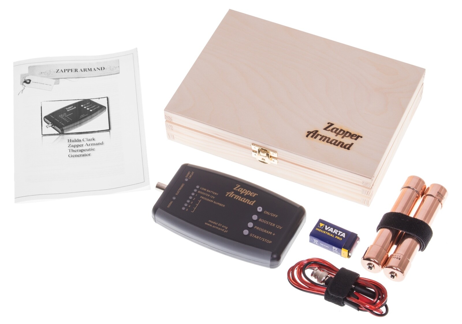 Zapper Armand Hulda Clark 01 ENG (7-30-833 kHz) against viruses and parasites