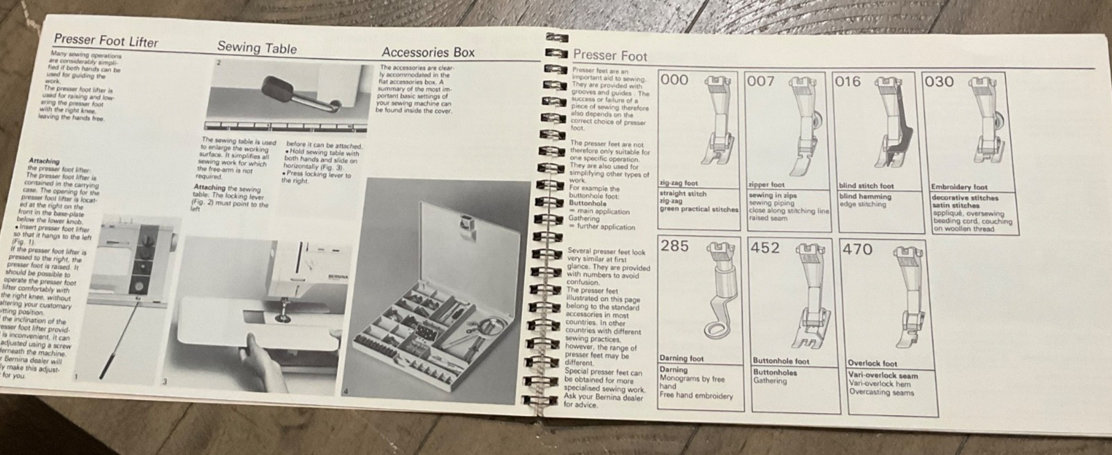Bernina 932 Record Electronic Sewing Machine Instructions Manual User Guide