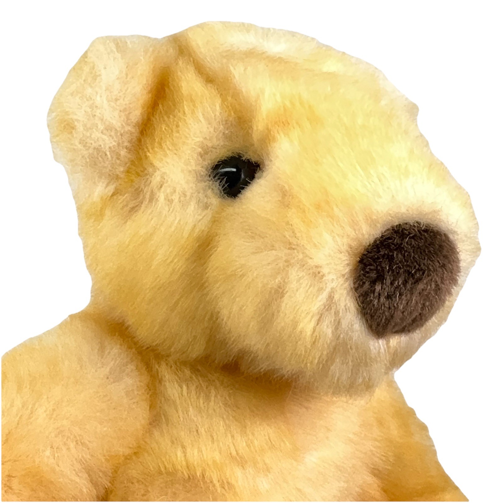 Vtg Ty 1999 Retired Plush Teddy Bear 14” Golden Stuffed Animal Toy Excellent