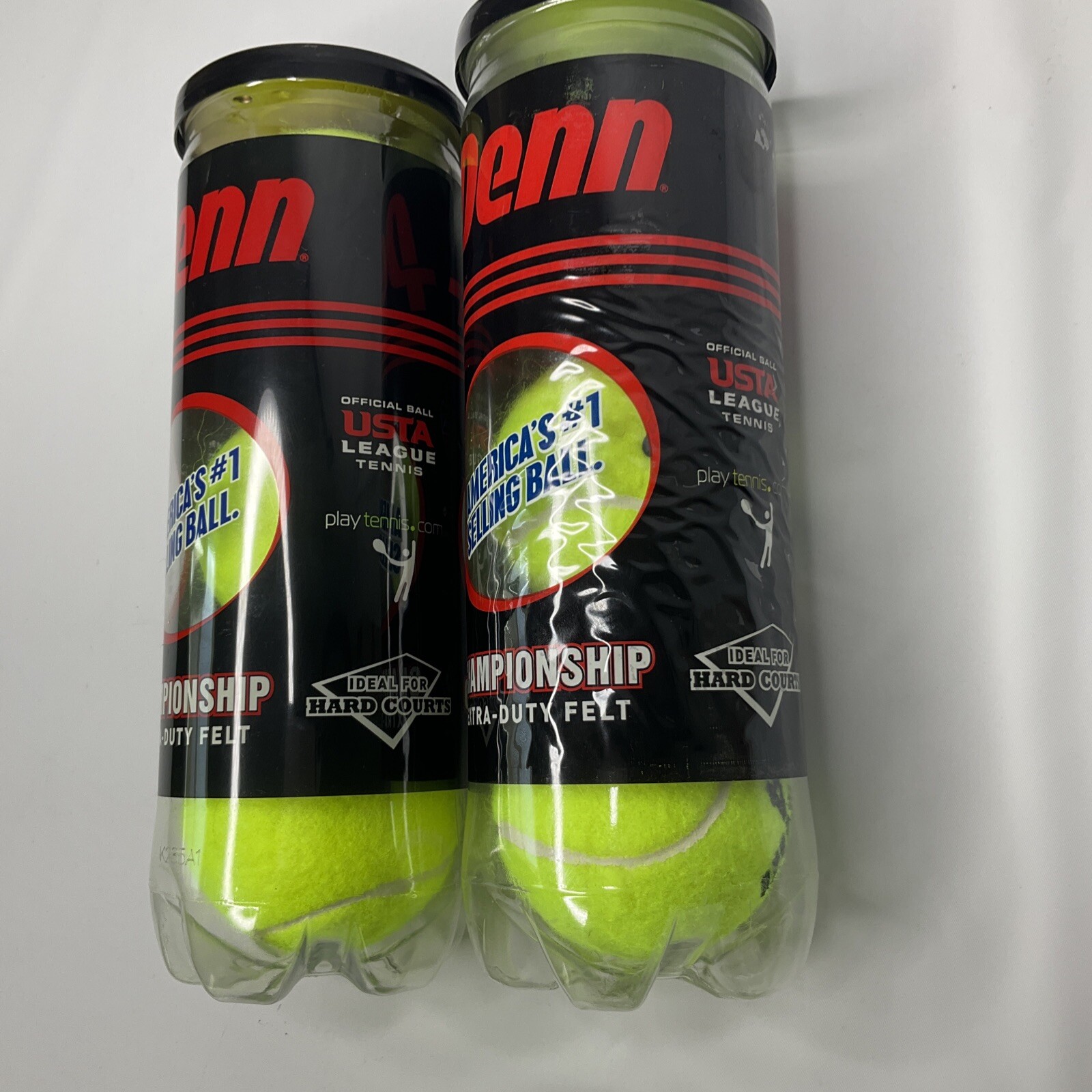 Penn Championship Tennis Balls Pressurized Extra Duty Felt Tennis Balls 2 CANS