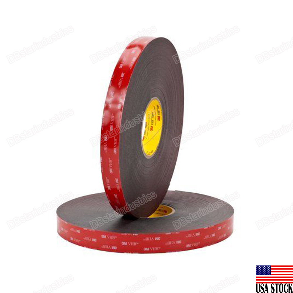 3M 1/2 "x 15Ft Double Sided Foam Adhesive Tape 5952 Industrial Grade Made in US