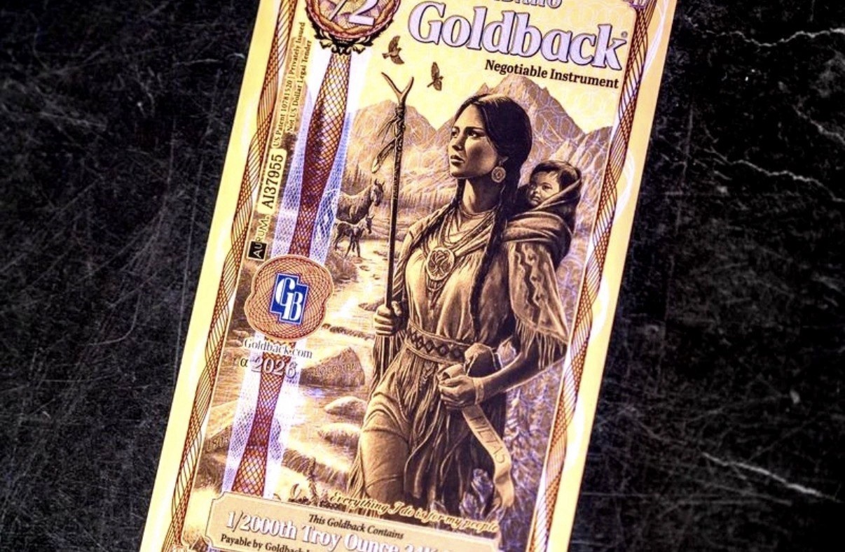 LOT 2 X IDAHO ALPHA GOLDBACK 24K GOLD BU 1/2 & 1 DENOMINATIONS PRE SALE 🔥