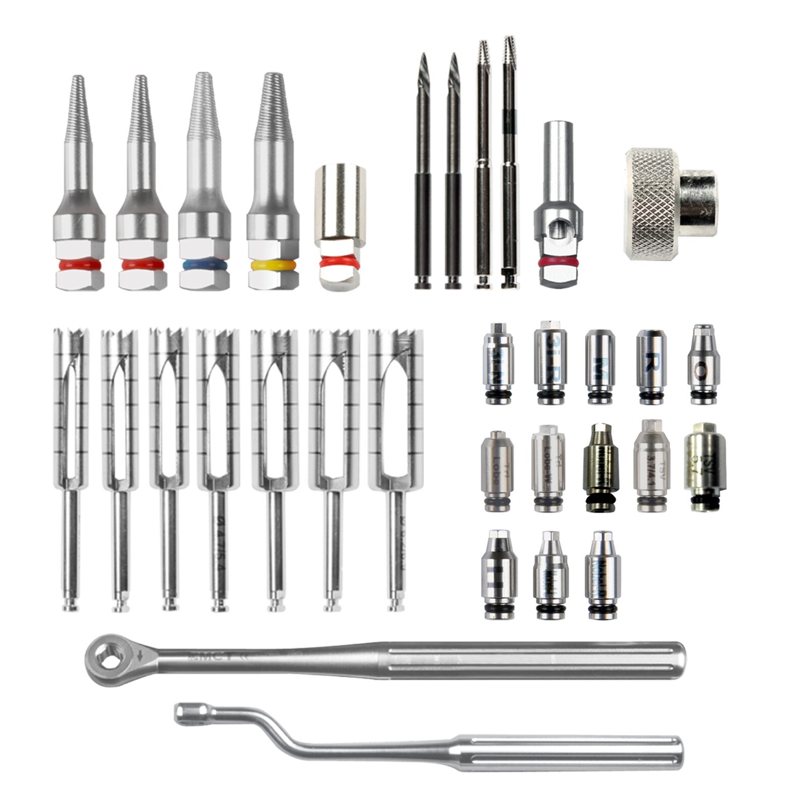 MCT Implant Fixture & Screw Removal Master Kit FSRK-02 Reverse Drill Universal