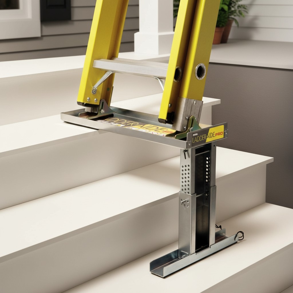 Ladder Extender and Stabilizer for Single and Extension Ladders, Easy Setup