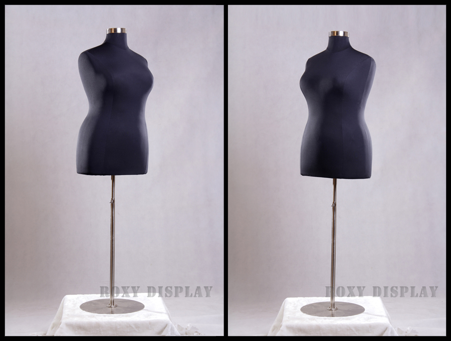 Female Plus Size 18-20 Mannequin Manequin Manikin Dress Form #F18/20BK+BS-04